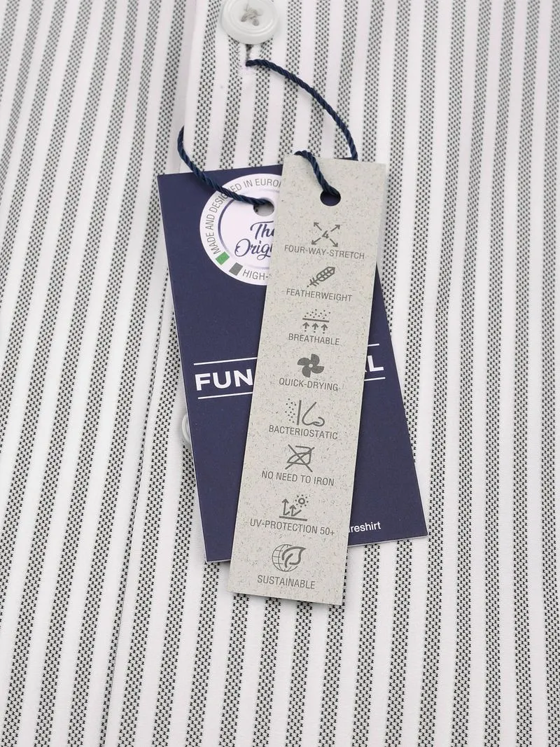Pure Pure Shirt Stripe Beige - Größe 40 (M), Beige, – Produktbild 3 von 3