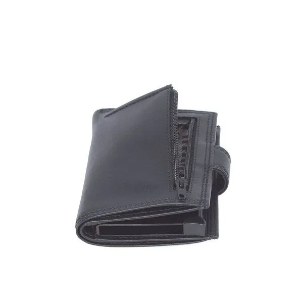 Margelisch Margelisch Kreditkarten-Minibörse noonyu leather-POPUP-01, Black, – Produktbild 4 von 4
