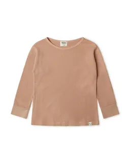 MATONA MATONA Damen vegan T-Shirt Langarm Basic Terracotta Orange – Produktbild 1 von 1
