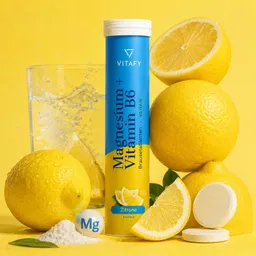 VITAFY VITAFY Magnesium + Vitamin B6 - Zitrone (20 Brausetabletten) – Produktbild 1 von 1