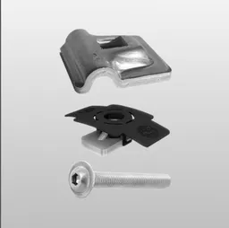 K2 Systems K2 Systems Blitzschutzklemme 8mm Erdungs-Set 2004922 | inkl. MK2 Einlegemutter & M8 Schraube | für K2 Montagesysteme – Produktbild 1 von 1