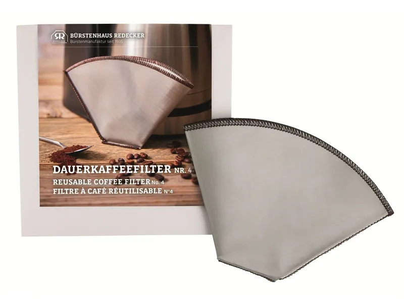 Bürstenhaus Redecker Bürstenhaus Redecker Dauerkaffeefilter Seitenlänge: 10,5 cm – Produktbild 1 von 1