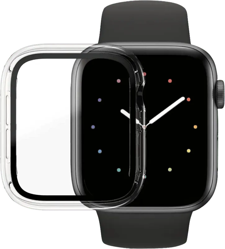 PanzerGlass Displayschutz Full Body Apple watch 4 | 5 | 6 | SE 44mm | Transparent (3643) – Produktbild 2 von 2