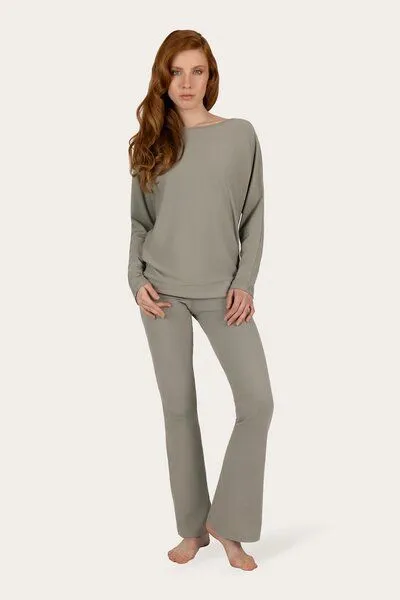 Urban Goddess Urban Goddess Budhi Yoga Langarm Shirt, Smokey quartz (grau), – Produktbild 4 von 4
