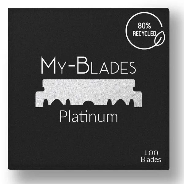 My-Blades My-Blades Halbe Rasierklingen Platinum einseitig 100 Stück – Produktbild 3 von 4