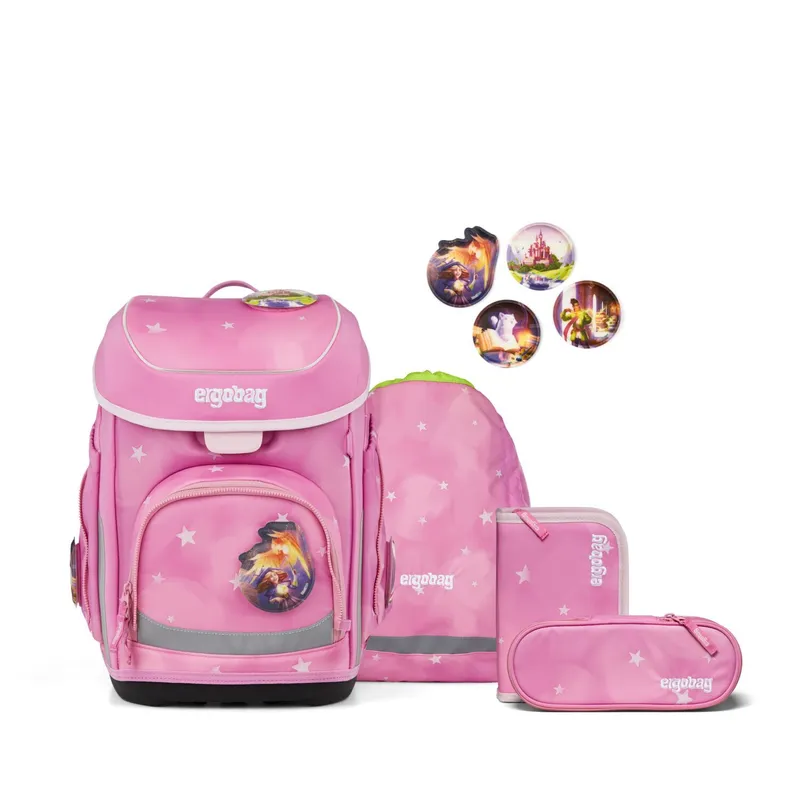 Ergobag Ergobag cubo Schulranzen, 5-teiliges Set, Kollektion 2026 WolkenzauBär, Pink, – Produktbild 2 von 2