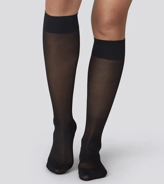 Swedish Stockings Swedish Stockings Kniestrümpfe Bea 30 den, Schwarz, – Produktbild 2 von 2