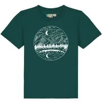 watabout kids watabout.kids T-Shirt Kinder Mountains by night, Glazed green, – Produktbild 1 von 1