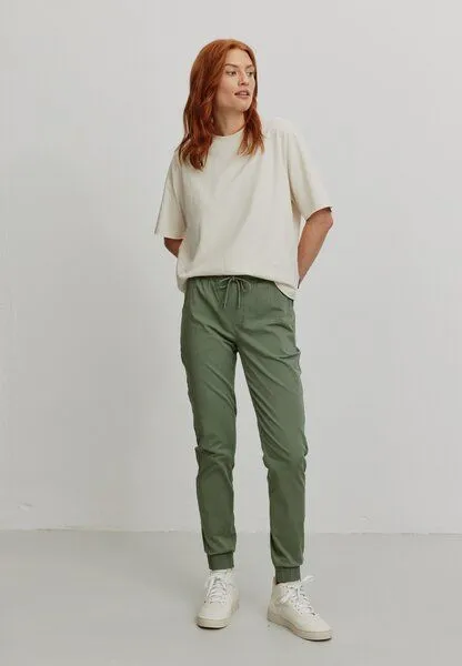 recolution Damen Jogg Chino aus Bio-Baumwoll Mix - CALATHEA - recolution, Khaki (grün), – Produktbild 3 von 5