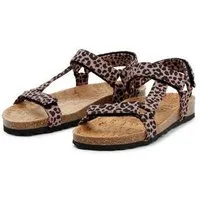 Grand Step Shoes Grand Step Shoes Damen Sandale Levi Animal Seaqual-Material, Rose-schwarz, – Produktbild 1 von 1