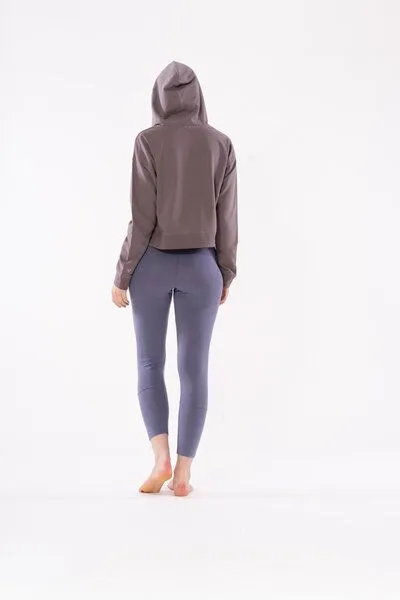 YOIQI YOIQI Hoodie aus biologischer Baumwolle, Taupe(braun-grau), – Produktbild 4 von 4