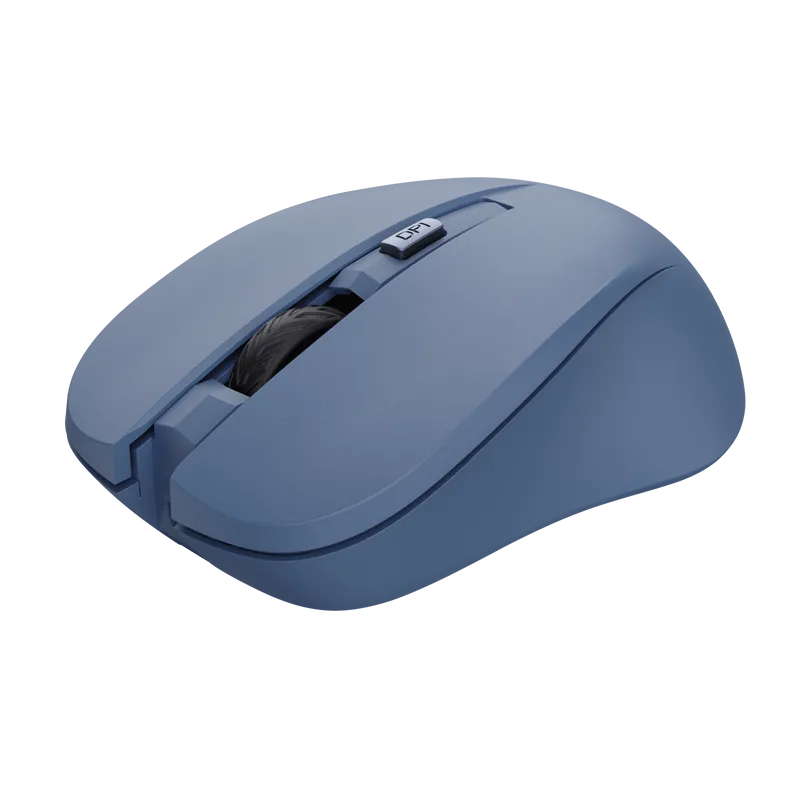 Trust Mydo Wireless Funkmaus, leise, Blau – Produktbild 1 von 1
