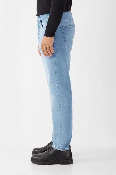 DAWN DAWN Jeanshose Relaxed Fit Modell: Rise, Bright blue (blau), – Produktbild 8 von 8