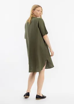 Rotholz Rotholz Kleid - Kaftan - aus einem Baumwolle/Leinen-Mix – Produktbild 1 von 1