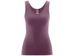 Living Crafts LIVING CRAFTS - Damen V-Neck-Trägertop - Rot (100% Bio-Baumwolle), Nachhaltige Mode, Bio Bekleidung – Produktbild 1 von 1