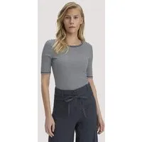 hessnatur hessnatur Softrib Streifen T-Shirt Fitted aus Bio-Baumwolle und TENCEL Modal, Marine, – Produktbild 1 von 1