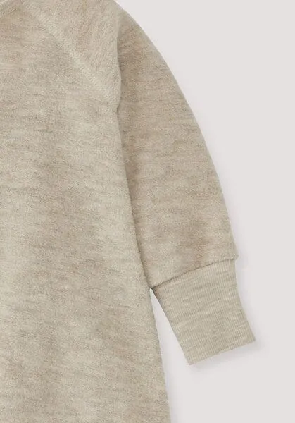 hessnatur hessnatur Wollfrottee Schlafsack aus reiner Bio-Merinowolle TOG 0,6, Düne, – Produktbild 3 von 3