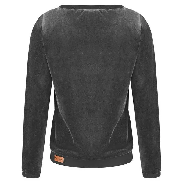 Frija Omina Frija Omina Bio Nicki Pullover Onne, Anthrazit (grau), – Produktbild 3 von 4