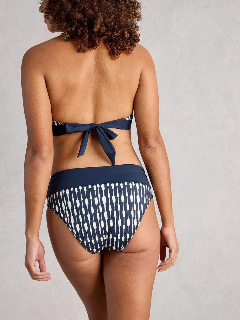 White Stuff Bikinitop Sunshine zum Wenden - 40, Marineblau multi, – Produktbild 4 von 4