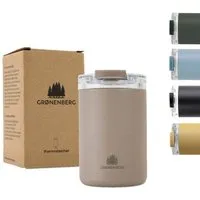 GROENENBERG GROENENBERG Thermobecher 320 ml | Kaffeebecher to go 100% Auslaufsicher | Hält mind. 4 h warm, Sky, – Produktbild 1 von 1