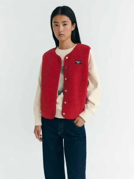 thinking mu thinking mu Jay Vest, Rot (red), – Produktbild 2 von 4
