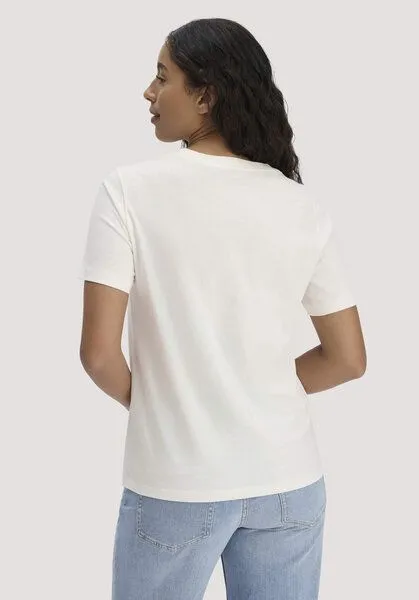 hessnatur hessnatur Print T-Shirt Relaxed aus reiner Bio-Baumwolle, Naturweiss, – Produktbild 3 von 5