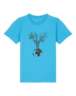 Life-Tree Life-Tree Shirt aus Biobaumwolle Fairwear für Kids "Weltenbaum" in verschiedenen Farben – Produktbild 1 von 1