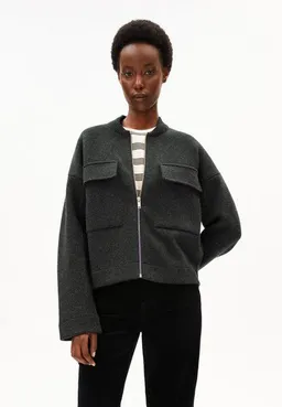 ARMEDANGELS ARMEDANGELS BOMBER Damen Strickjacke aus Bio-Baumwoll Mix – Produktbild 1 von 1