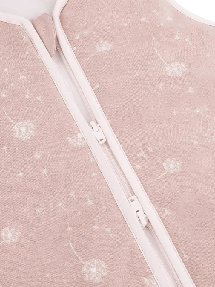 normani Babyschlafsack Baby Schlafsack mit Füßen aus Bio-Baumwolle Nanao, Rosa, – Produktbild 1 von 5