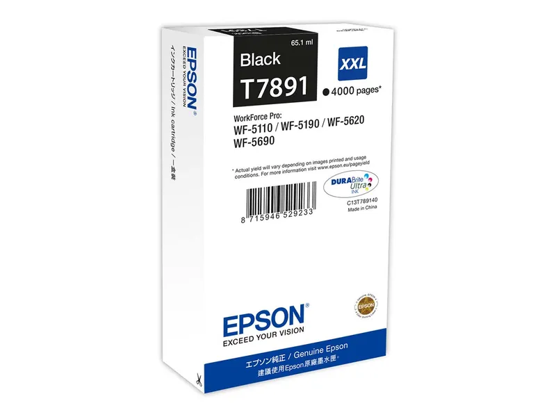 Epson Epson Tintenpatrone T7891XXL schwarz – Produktbild 1 von 2