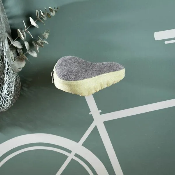 nahtur-design nahtur-design Sattelbezug aus Loden | Sitzheizung für Dein Fahrrad, Gruen_02 (grün), – Produktbild 4 von 5