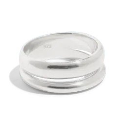 Bound Studios Bound Studios Damen vegan Ring Der Bobbie Sterling Silber – Produktbild 1 von 1