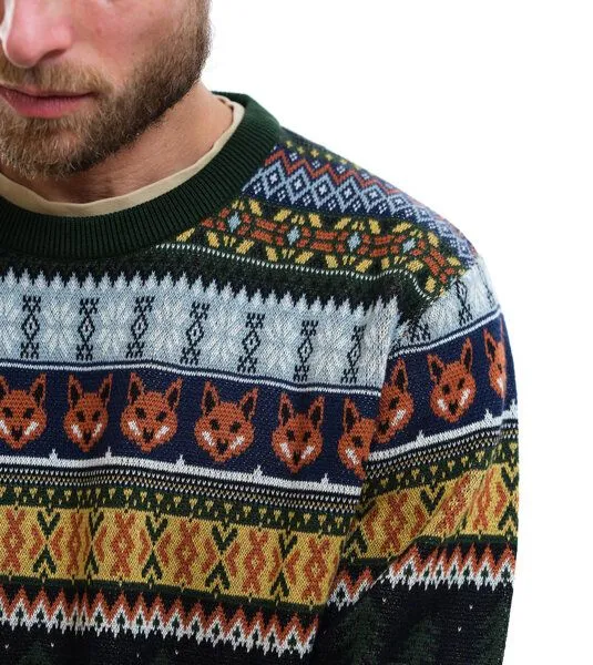 Gary Mash GARY MASH Strickpullover James aus Biobaumwolle, Norweger (mehrfarbig), – Produktbild 4 von 4
