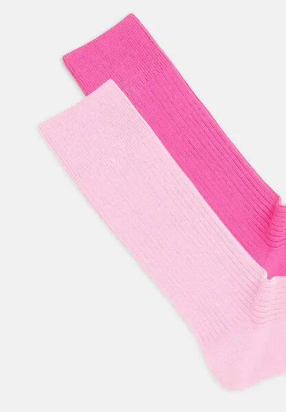 DillySocks DillySocks Socken „Premium Ribbed Collection“, Splash pink - piggy pink, – Produktbild 2 von 4