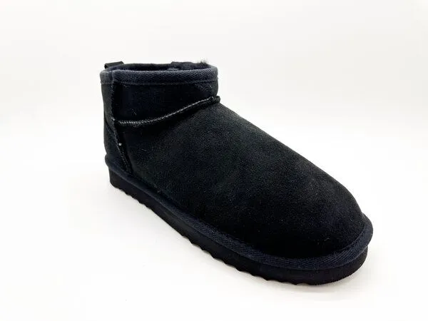 thies Stiefel aus Schaffell "thies Mega Shorty", Black (schwarz), – Produktbild 2 von 4