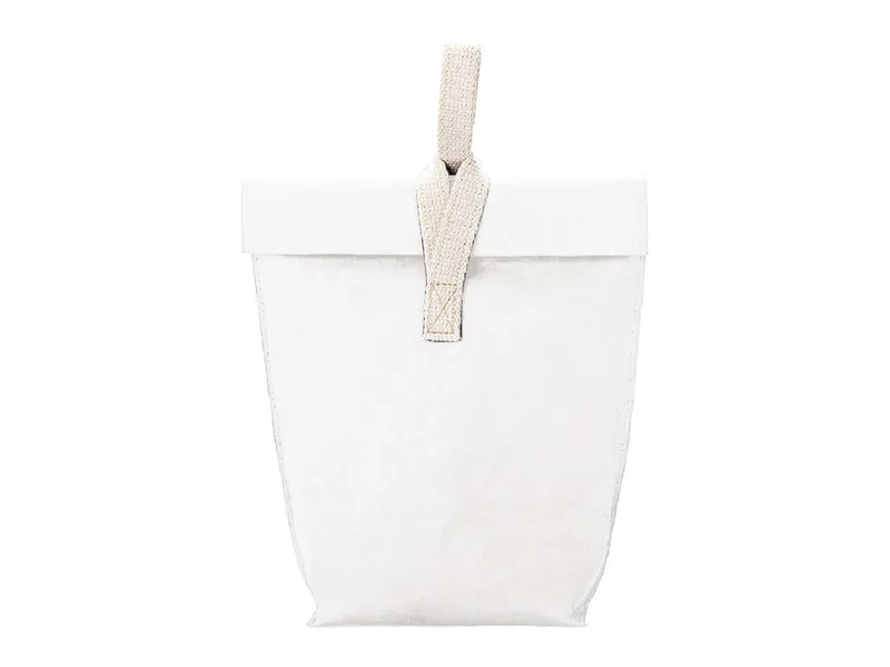 Lunchbag 'Yummy Plus' aus Papyr Gr. L, weiß – Produktbild 1 von 1
