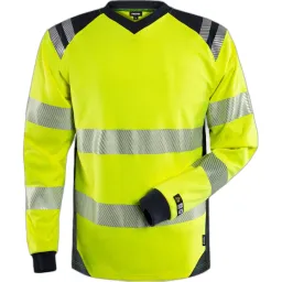 Fristads Langarm-T-Shirt mit hoher Sichtbarkeit Klasse 3 Fristads 7359 TFL – Produktbild 1 von 1