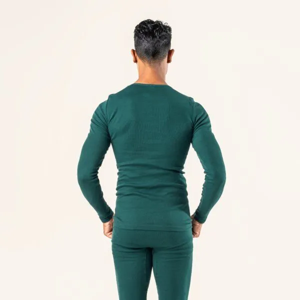 Living Crafts Living Crafts Langarm-Shirt - JOHAN, Dark sea (grün), – Produktbild 3 von 4