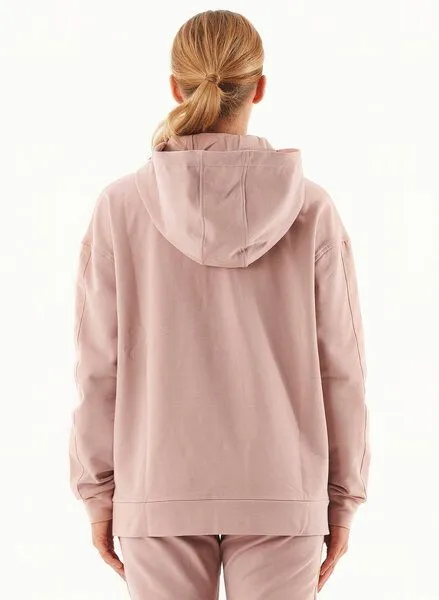 ORGANICATION ORGANICATION Sweathoodie aus Bio-Baumwolle, Rosa(misty rose), – Produktbild 4 von 4