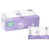 Naif Naïf Plastikfreie Lotion Baby Tücher (8 x 54 Tücher) – Produktbild 1 von 1