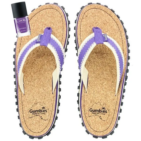 Gumbies Gumbies Set - Corker mit dem Nagellack Butterfly, Lila, – Produktbild 1 von 4