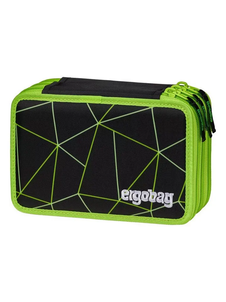 Ergobag Ergobag Federmäppchen Maxi Mäppchen, (1-tlg), mit Stiften befüllt, Schwarz, – Produktbild 2 von 8