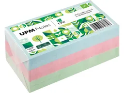 UPM UPM Super Sticky Haftnotizen "Pastellmix" 125 x 75 mm, 6 Blöcke, farbig sortiert – Produktbild 1 von 1