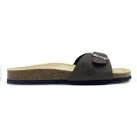 thies Vegane thies ® Eco Bio Strap Sandale aus rec. PET mit ergonomischem Fussbett, Charcoal (dunkelgrau), – Produktbild 1 von 1