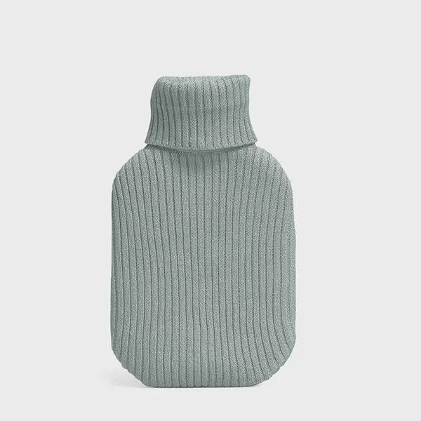 Yumeko Wärmflaschenbezug “Yumeko” aus Bio-Baumwolle, Sea green, – Produktbild 1 von 3