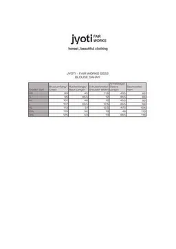 Jyoti - Fair Works Jyoti - Fair Works Baumwoll Bluse Sahay – Produktbild 1 von 1