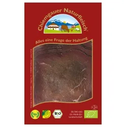 Chiemgauer Naturfleisch Chiemgauer Naturfleisch Edel-Rinderschinken Bündner Art aus Bayern, luftgetrocknet, geschnitten – Produktbild 1 von 1
