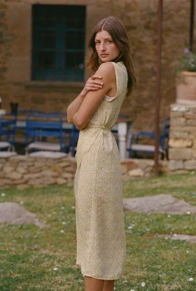 Nénés Nénés Kleid Inès, Gelbe blumen, – Produktbild 4 von 4