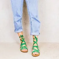 Rarámuri Weiches Band zum Kombinieren mit Ihren Rarámuri-Bandsandalen., Grün, – Produktbild 1 von 1