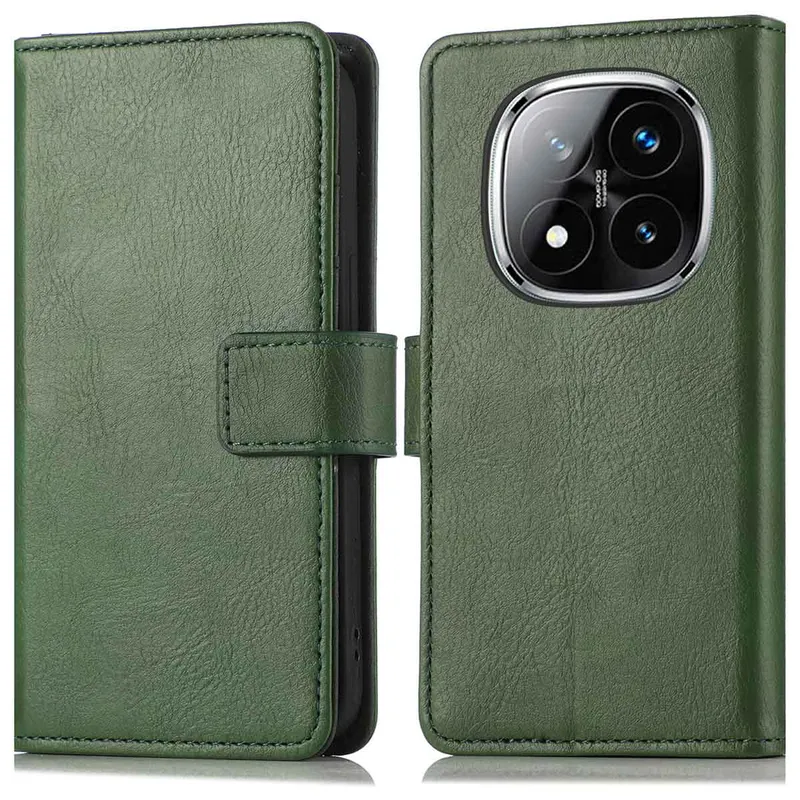 imoshion imoshion Luxuriöse Klapphülle für das Xiaomi Redmi Note 14 Pro Plus (5G), Grün, – Produktbild 1 von 1